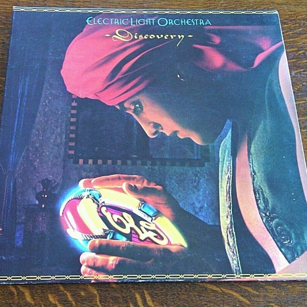 Vintage British Vinyl LP ELO Discovery  Don't Bring Me Down Jeff Lynne Gatefold